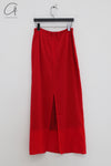 SAMUEL GUI YANG 25 Spring/Summer Tops/Skirts SGY-SS25ASK11-1-2-LYCHEESHELL Red Skirt SGY-SS25ATP12